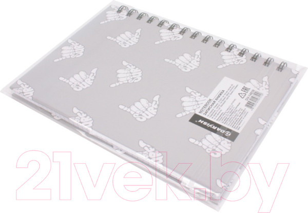 Изображение товара Блокнот Darvish В клетку на спирали / DV-14839