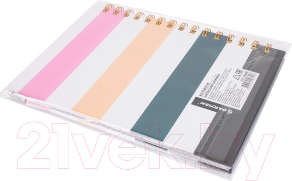 Изображение товара Блокнот Darvish В клетку на спирали / DV-14840