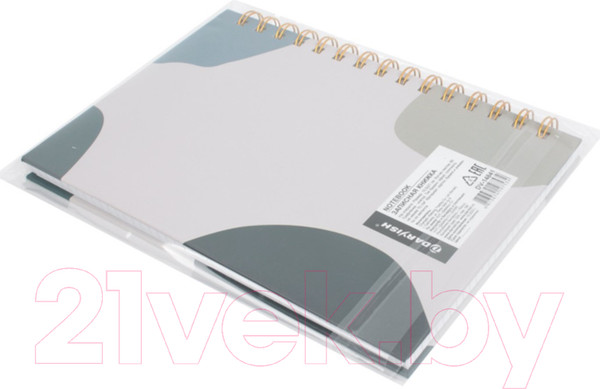 Изображение товара Блокнот Darvish В клетку на спирали / DV-14841