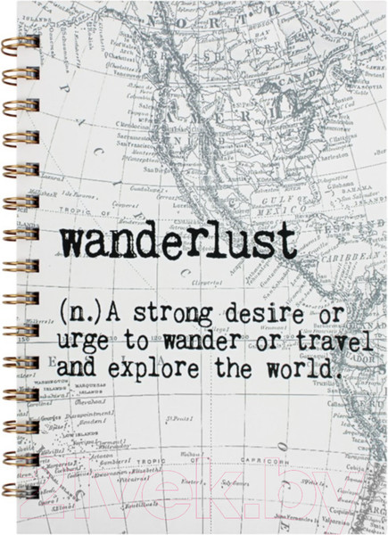 Изображение товара Блокнот Darvish В клетку на спирали / DV-14842