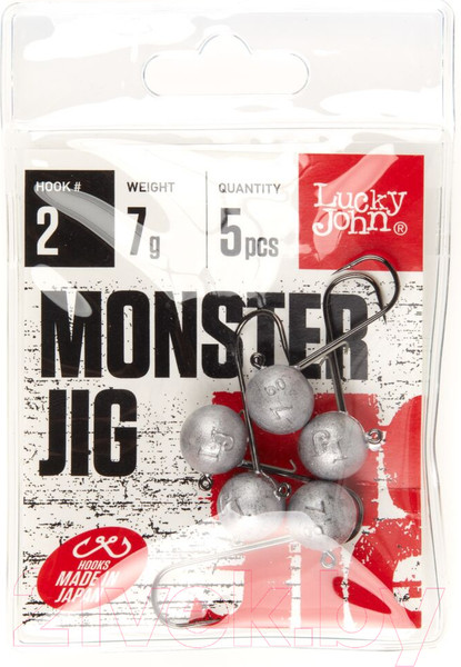 Изображение товара Джиг-головка Lucky John Monter Jig / MLJ02-0070