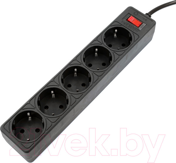 Изображение товара Сетевой фильтр 5bites Garda SP5B-550 5S (5м, черный)