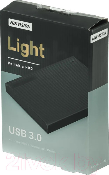Изображение товара Внешний жесткий диск Hikvision HS-EHDD-T30/1T (черный)