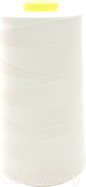 Изображение товара Швейные нитки Sentex 100% полиэстер 50/2 5000 ярдов 1001 (1шт)