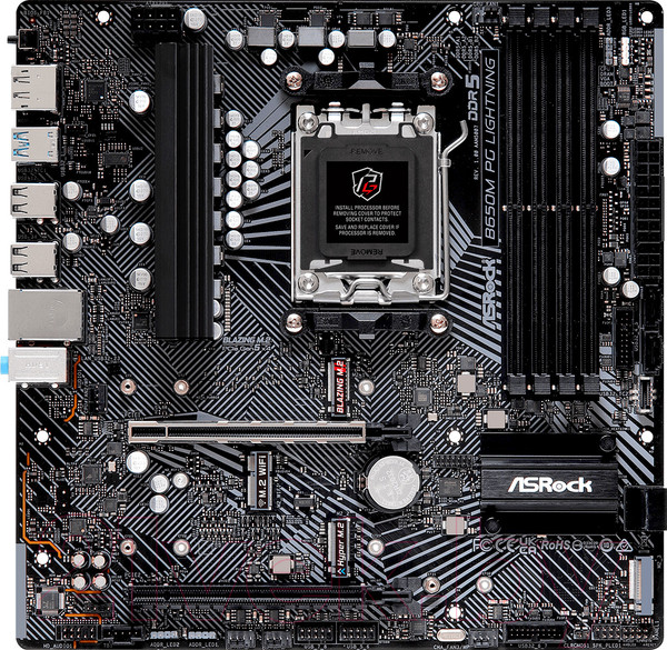Изображение товара Материнская плата AsRock B650M PG Lightning