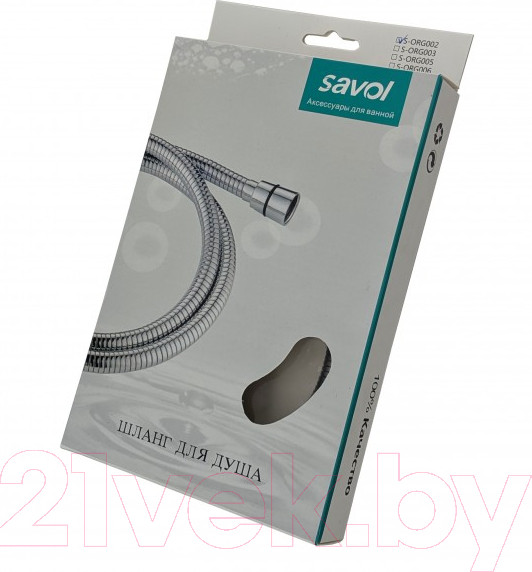 Изображение товара Душевой шланг Savol S-ORG002
