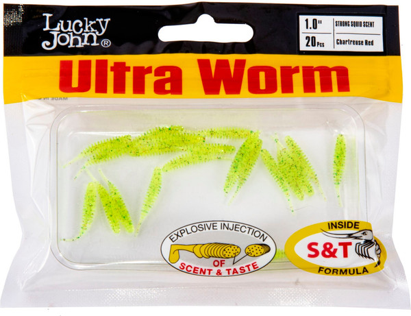 Изображение товара Мягкая приманка Lucky John Pro Series Ultraworm / 140197-S15 (20шт)