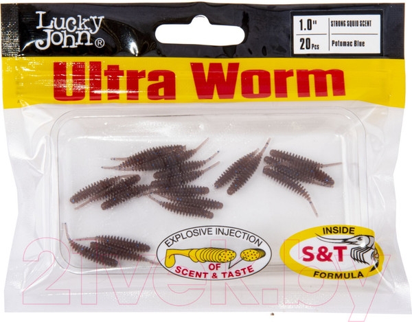 Изображение товара Мягкая приманка Lucky John Pro Series Ultraworm / 140197-S19 (20шт)