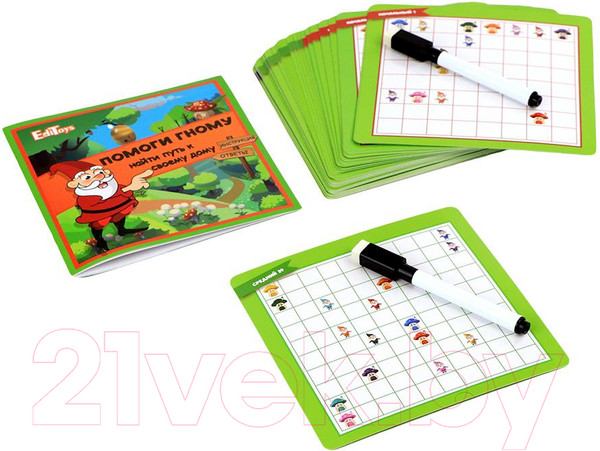 Изображение товара Настольная игра EdiToys Помоги гному найти дорогу / DT1202