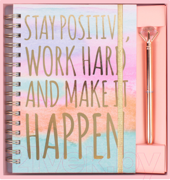 Изображение товара Набор канцелярский подарочный Darvish Блокнот и ручка / DV-14833C