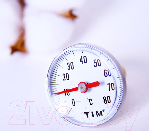 Изображение товара Термометр для коллектора Tim Y-40T-80 1/4 0С-80С