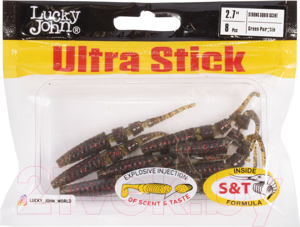 Изображение товара Мягкая приманка Lucky John Pro Series Ultra Stick 2.7in / 140206-PA03 (8шт)