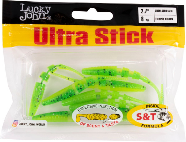 Изображение товара Мягкая приманка Lucky John Pro Series Ultra Stick 2.7in / 140206-T18 (8шт)