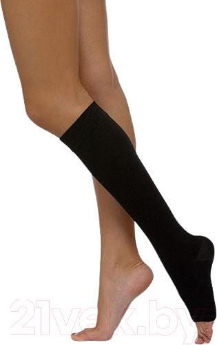 Изображение товара Чулок компрессионный Центр Компресс До колена 1 кл.к. (р.4, черный)