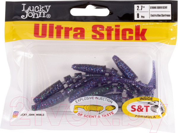 Изображение товара Мягкая приманка Lucky John Pro Series Ultra Stick 2.7in / 140206-T52 (8шт)