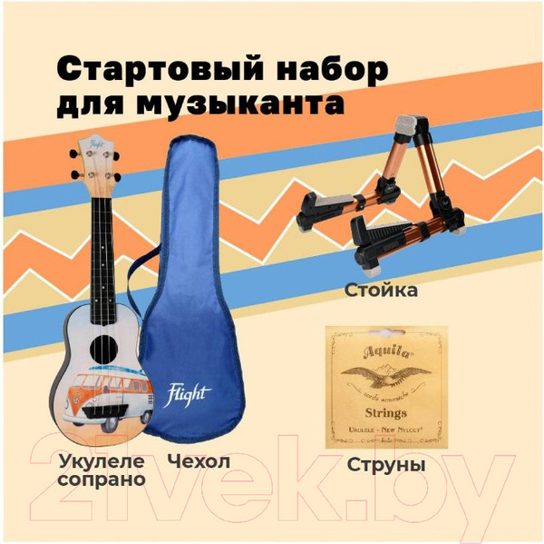 Изображение товара Укулеле Flight TUS-25 BUS Pack