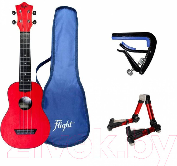 Изображение товара Укулеле Flight TUS-35 RD Pack