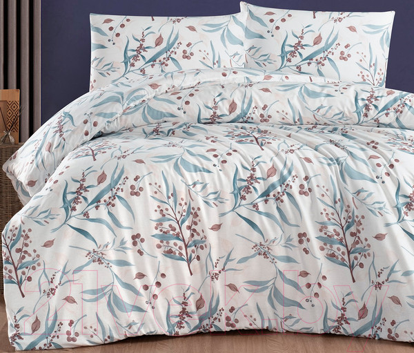 Изображение товара Комплект постельного белья DO&CO Ranforce Tegan / 12048 (коричневый)