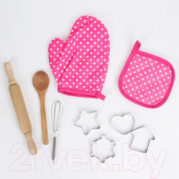 Изображение товара Костюм повара детский Darvish Junior Chef / SR-T-4012-2 (розовый)