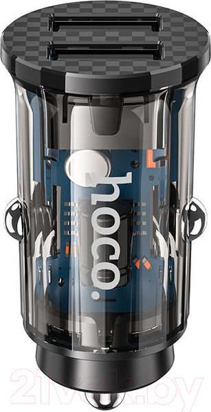 Изображение товара Адаптер питания автомобильный Hoco DZ3 (черный)