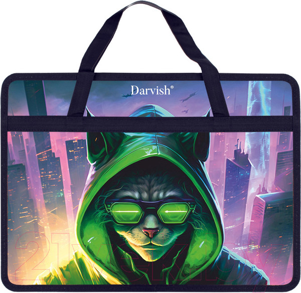 Изображение товара Папка-портфель Darvish Крутой кот / DV-14112-5