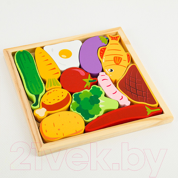 Изображение товара Развивающая игра Darvish Пазл-головоломка. Продукты / SR-T-2743