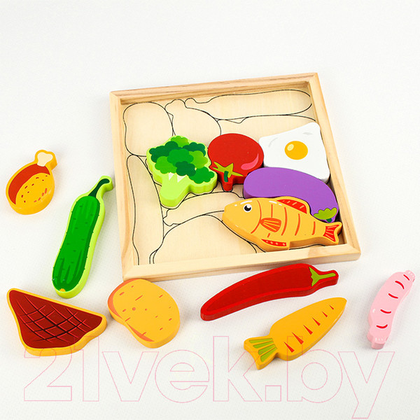 Изображение товара Развивающая игра Darvish Пазл-головоломка. Продукты / SR-T-2743