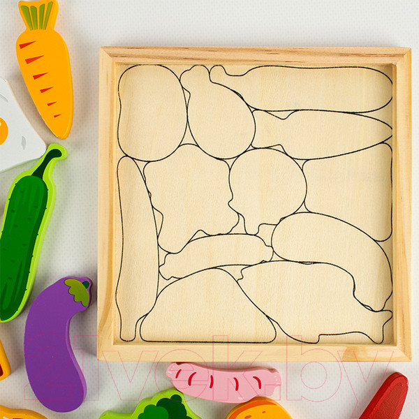 Изображение товара Развивающая игра Darvish Пазл-головоломка. Продукты / SR-T-2743