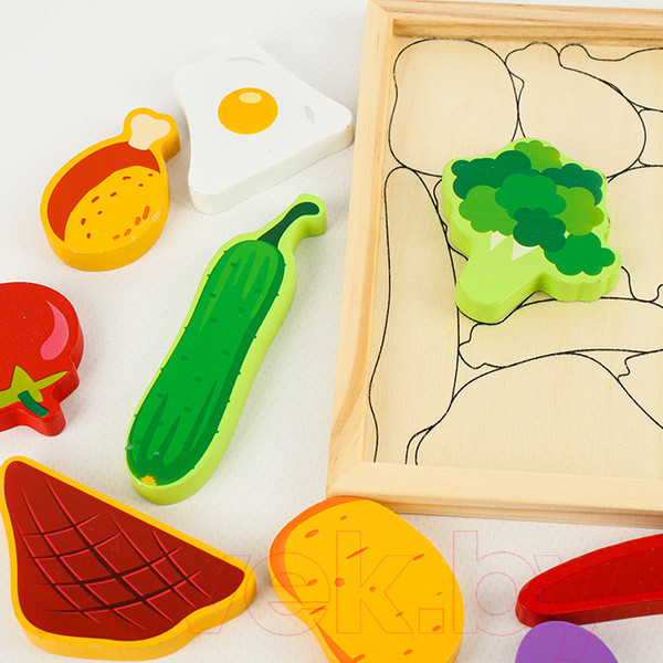 Изображение товара Развивающая игра Darvish Пазл-головоломка. Продукты / SR-T-2743