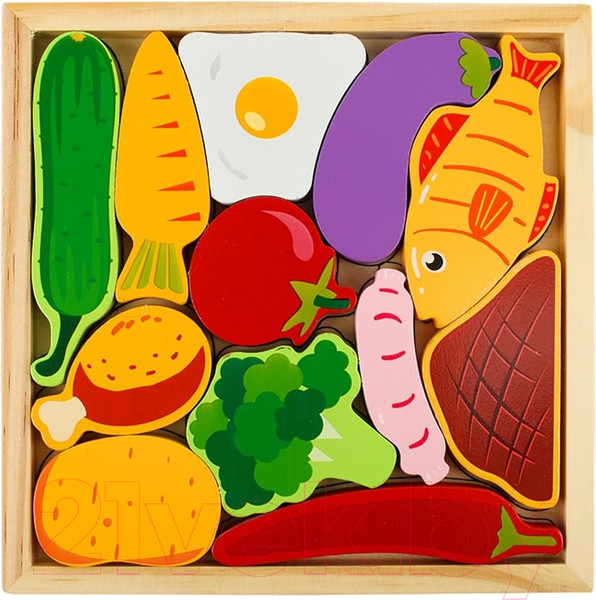 Изображение товара Развивающая игра Darvish Пазл-головоломка. Продукты / SR-T-2743