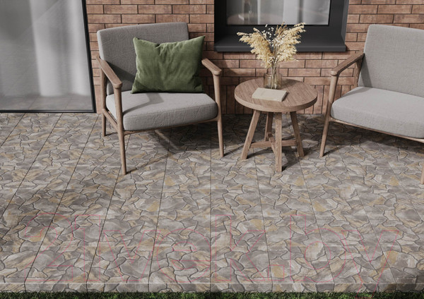 Изображение товара Плитка Beryoza Ceramica Tibet GP дымчатый (293х293)