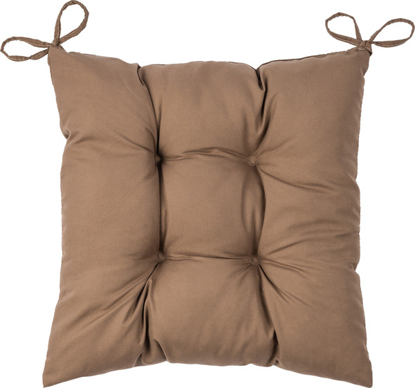 Изображение товара Подушка на стул Nivasan Вельвет PC.VT (42x42, коричневый)