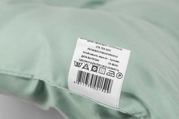 Изображение товара Подушка на стул Nivasan Вельвет PC.VT (42x42, мята)