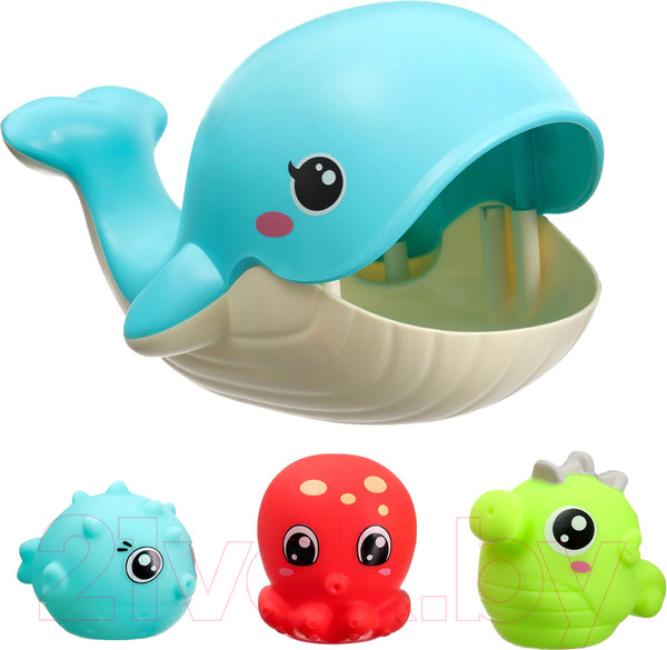 Изображение товара Набор игрушек для ванной Крошка Я Поймай рыбку / 9599484