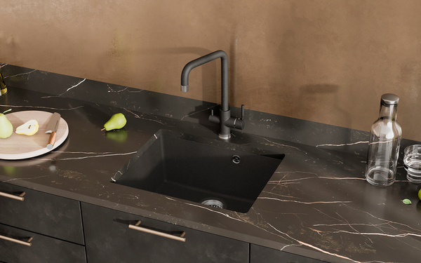 Изображение товара Мойка кухонная Ulgran Quartz Underground 500 (07 уголь)