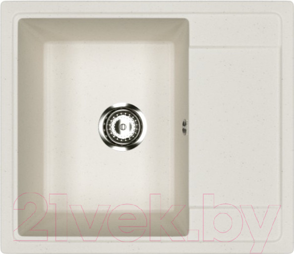 Изображение товара Мойка кухонная Practik PR-M 575-001 (белый камень)