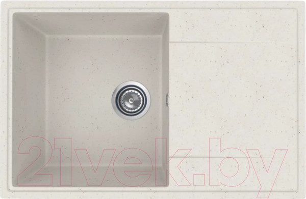 Изображение товара Мойка кухонная Practik PR-M 735-001 (белый камень)