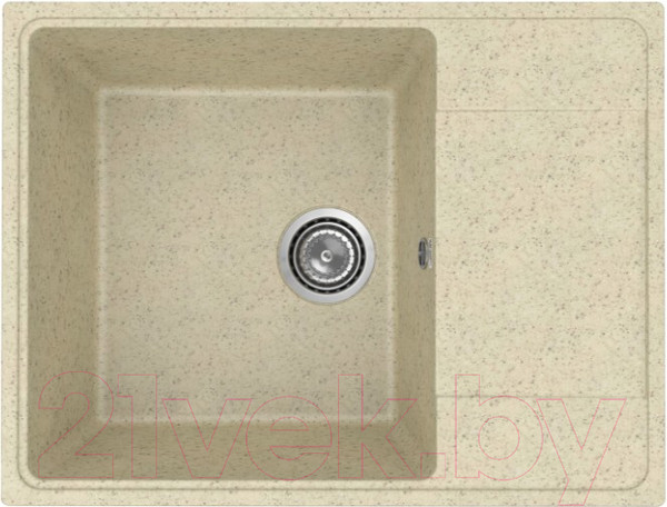 Изображение товара Мойка кухонная Practik PR-M 650-002 (слоновая кость)