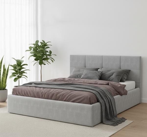 Двуспальная кровать Mio Tesoro Империал 160x200 (№4/велюр серый)