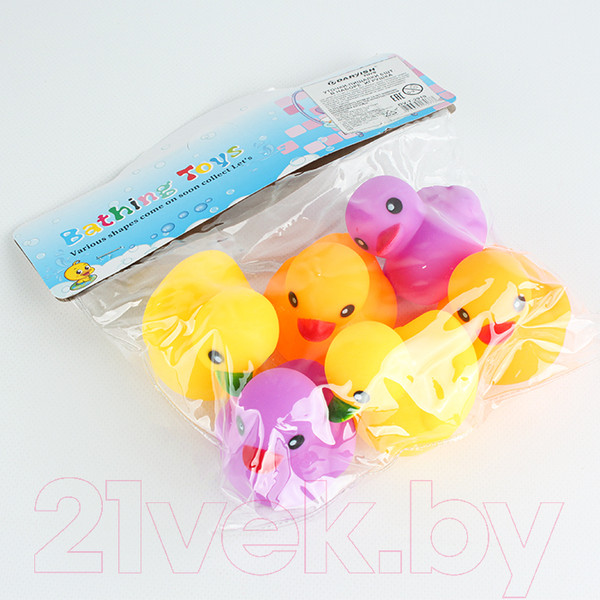 Изображение товара Набор игрушек для ванной Darvish Уточки-пищалки / SR-T-2919