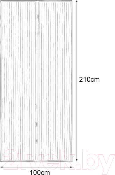 Изображение товара Москитная сетка на дверь Sundays 210x100 (белый)