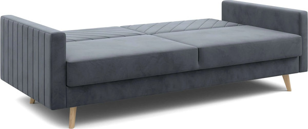 Изображение товара Диван Мебельград Норд Стандарт (альба темно-серый/альба бежевый)