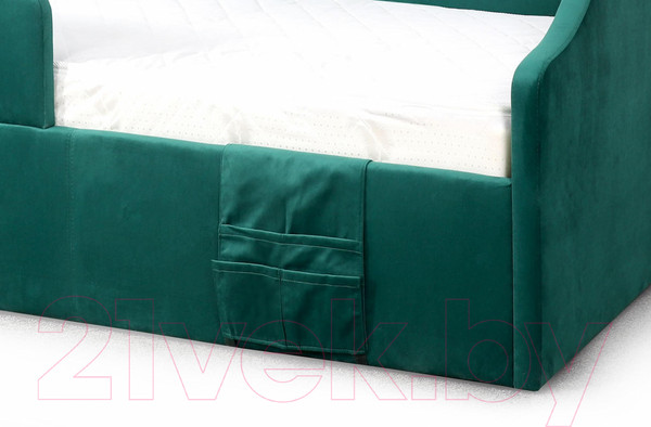 Изображение товара Карман-органайзер на кроватку Мебельград Дрим Стандарт (мора зеленый)