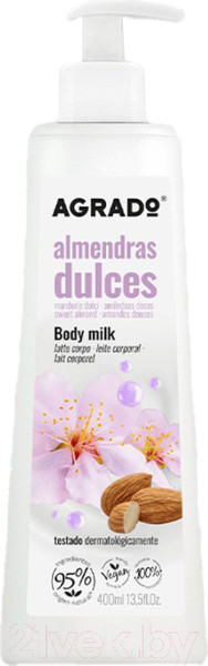 Изображение товара Молочко для тела Agrado Sweet Almond Body Milk (400мл)