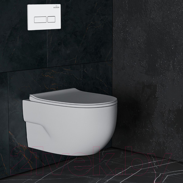 Изображение товара Унитаз подвесной с инсталляцией Roxen StounFix Slim 576390