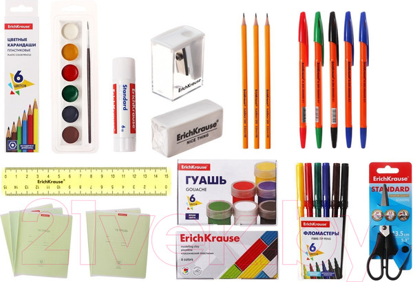 Изображение товара Набор школьника Erich Krause 62418 (24 предмета)