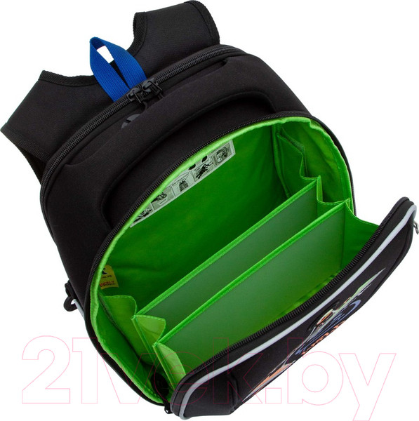 Изображение товара Школьный рюкзак Grizzly RAf-493-3 (черный)
