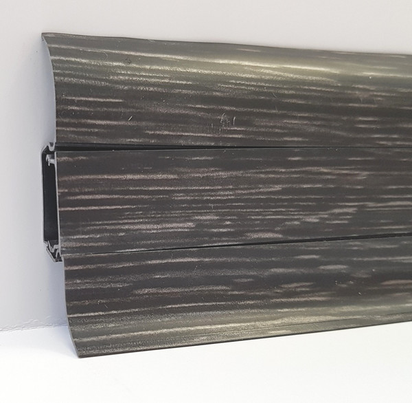 Изображение товара Плинтус LinePlast ПВХ 58мм L025 (2.2м, венге темный)