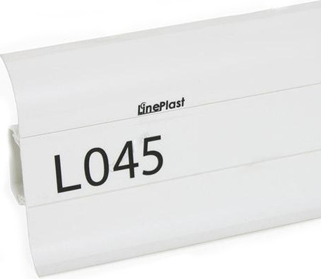 Изображение товара Плинтус LinePlast ПВХ 58мм L045 (2.2м, белый)