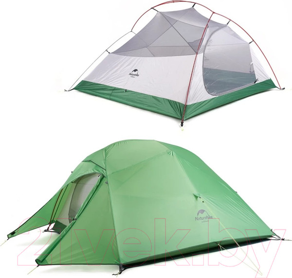 Изображение товара Палатка Naturehike Сloud Up NH18T030-T 20D / 6927595765685 (зеленый)